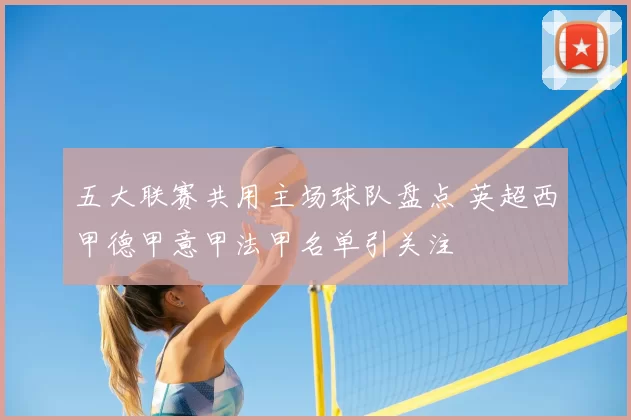 五大联赛共用主场球队盘点 英超西甲德甲意甲法甲名单引关注